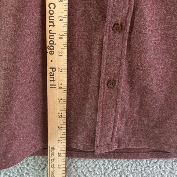 Pendleton Men’s Lodge Shirt 100% Virgin Wool Red Button Up Shirt Size S - Picture 8 of 9